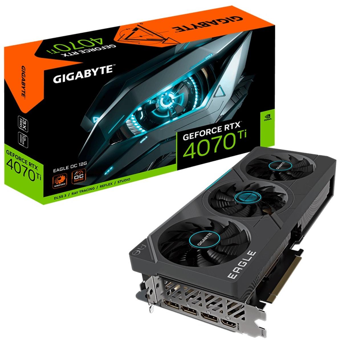 GIGABYTE GeForce RTX 4070 Ti EAGLE OC GDDR6X 12GB - Graphics Card GIGABYTE GeForce RTX 4070 Ti EAGLE OC GDDR6X 12GB - Graphics Card